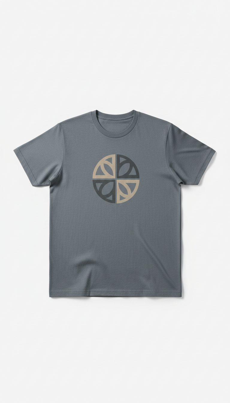 Minimalist Graphic Tee Slate