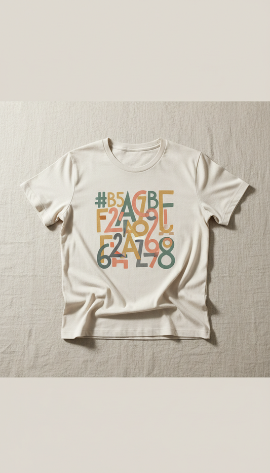 Forgive typography cotton tee